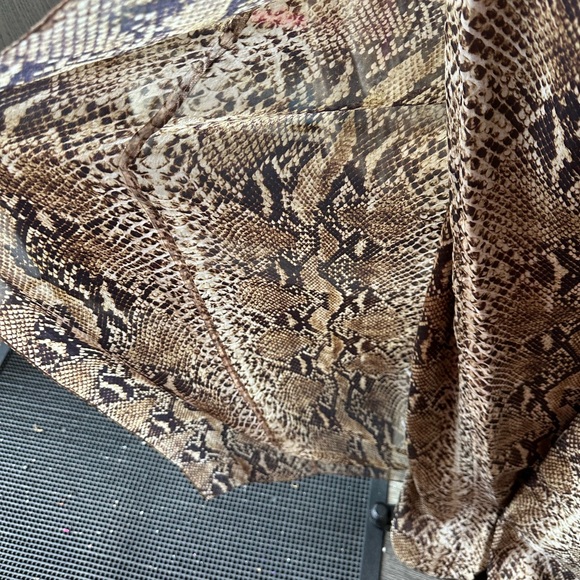 Ralph Lauren The purple Label  Saunders Python Print Palazzo Pants - Picture 8 of 13